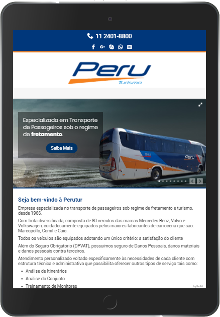 Site Perutur para Tablets